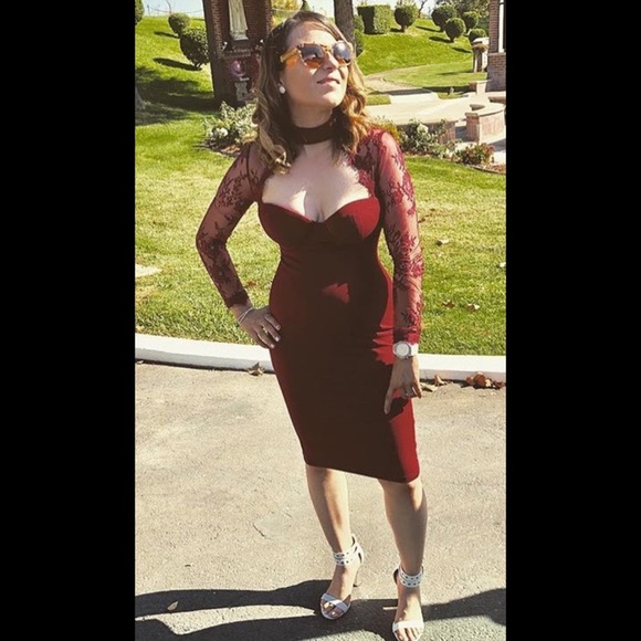 Fashion Nova Dresses & Skirts - Burgundy fashion nova dress